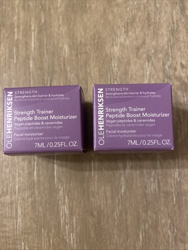 2x Ole Henriksen Strength Trainer Peptide Boost Moisturizer 7 ml/0.25 fl. oz NEW