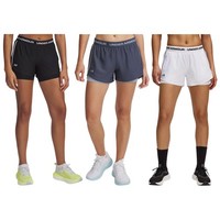 Under Armour Ladies Tech Play Up 2-in-1 Shorts Gym Running Training Fitness UA