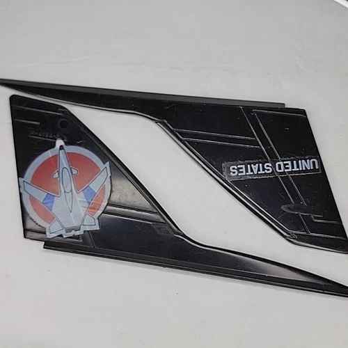 1986 Vtg Gi Joe Conquest X-30 Rear Stabilizer Fin Pair Vehicle Part Hasbro