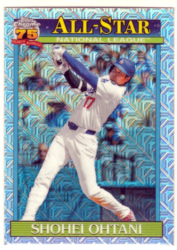 2026 TOPPS SILVER PACK SHOHEI OHTANI 75th ANNIVERSARY CHROME MOJO REFRACTOR