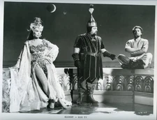 KISMET 8x10 b/w Press Photo / Howard Keel, Sebastian Cabot & Dolores Gray