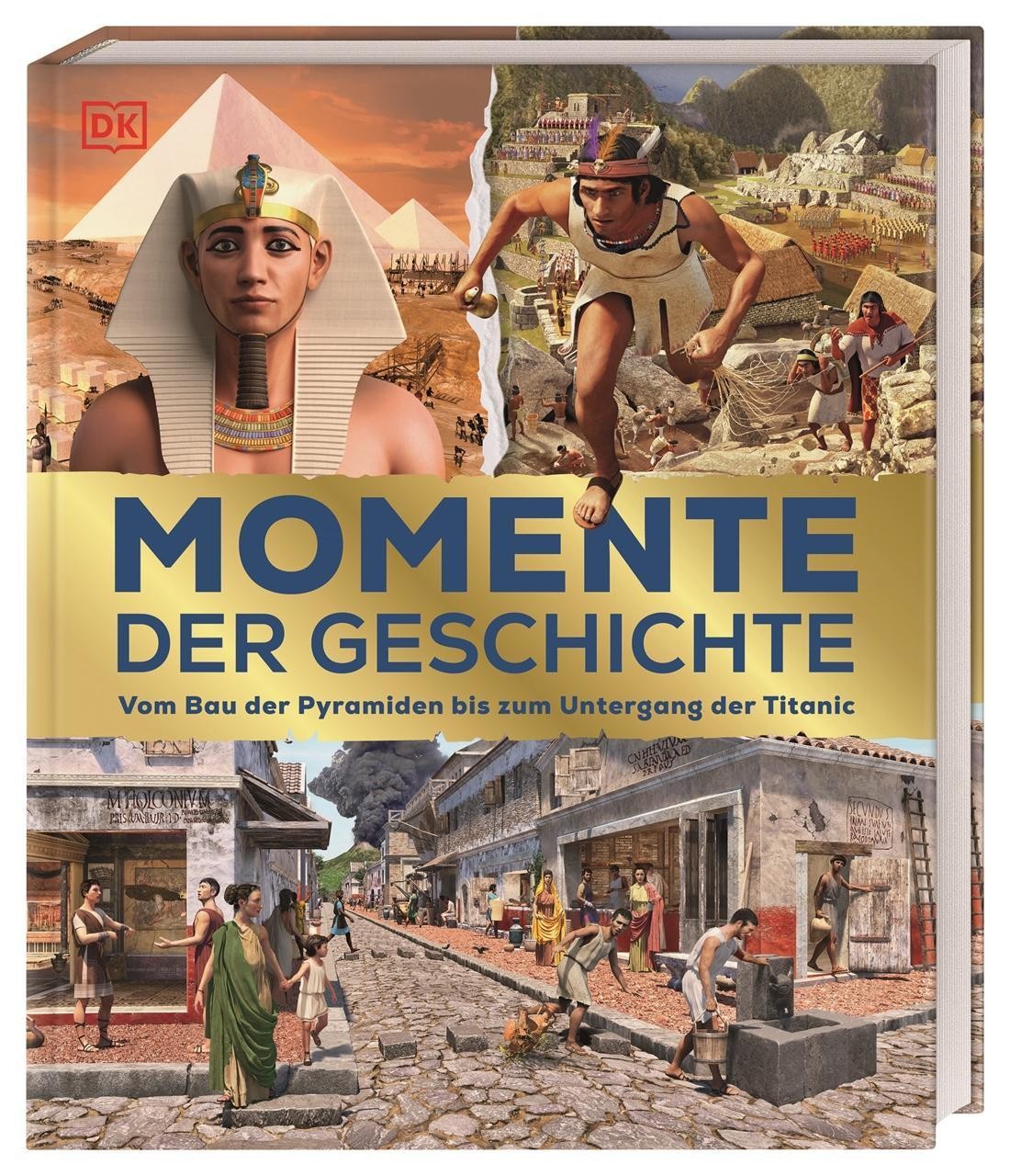 Momente der Geschichte: Vom Bau der Pyramiden bis zum Untergang der Titanic. Einzigartige 3-D-Szenen erwecken Geschichte zum Leben. Für Kinder ab 8 Jahren - Bild 3