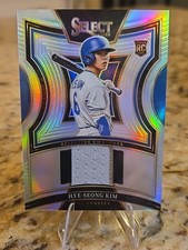 2025 Panini Select Hye-Seong Kim Patch RC Silver Prizm