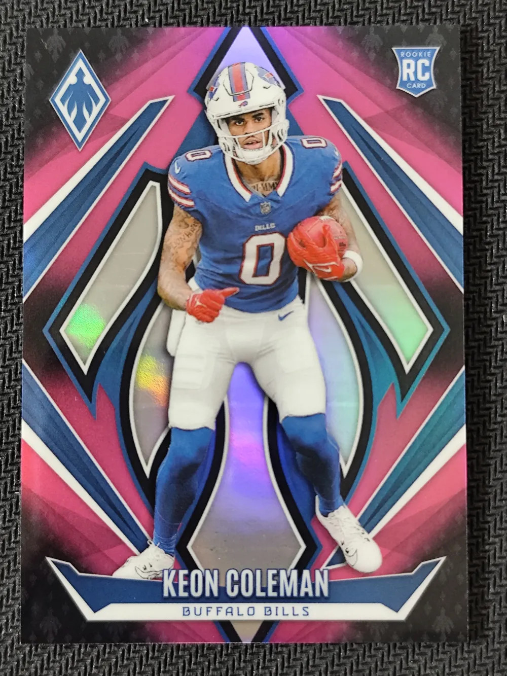 2024 Panini Phoenix Rookie RC Pink Fade #213 Keon Coleman /88 HD