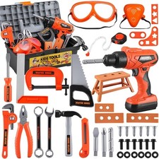 Kids Tool Set 48pcs, Christmas Birthday Gifts for Boys Girls Ages 3 , 4, 5, 6, 7