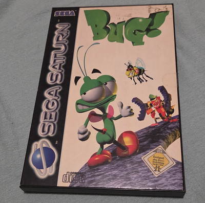 SEGA Bug! Sega Saturn PAL Jump 'n' Run USK 0 1995 inkl. Handbuch
