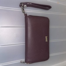 Thirty-One Jewell -All about the Benjamins Wallet- Plum With Wristlet