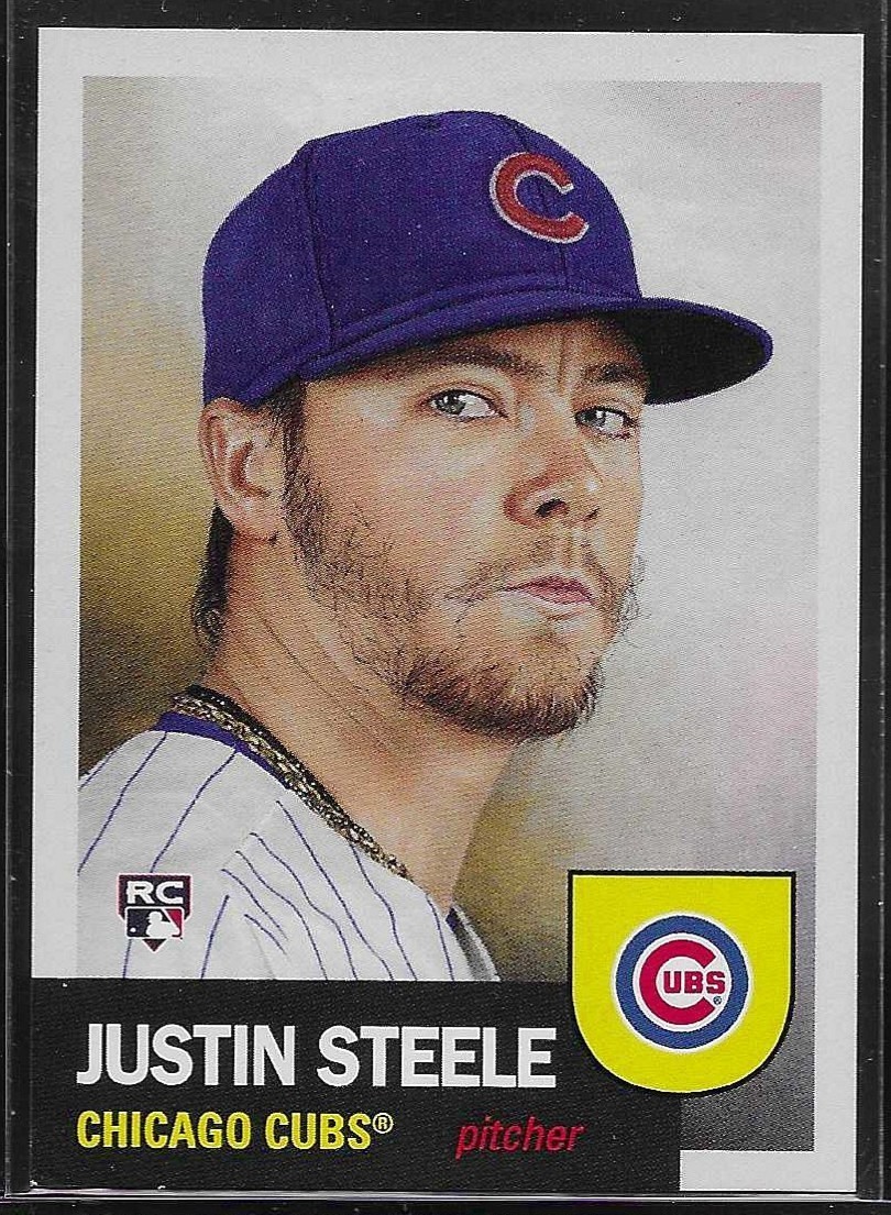 2023 Topps MLB® Living Set® # 676 JUSTIN STEELE Rookie Chicago Cubs 1535 PR a