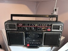 Vintage General Electric Boombox AM FM Cassette Player Radio Stereo Hong Kong