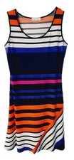 CALVIN KLEIN Womens Dress Size 6 Sundress Sleeveless Striped Multicolor 