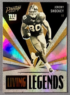 Jeremy Shockey 2021 Panini Prestige Football Living Legends #LL-21 Giants
