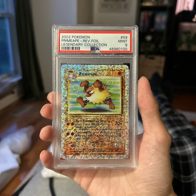 2002 Pokemon Primeape 59 Legendary Collection* Reverse Holo PSA 9 
