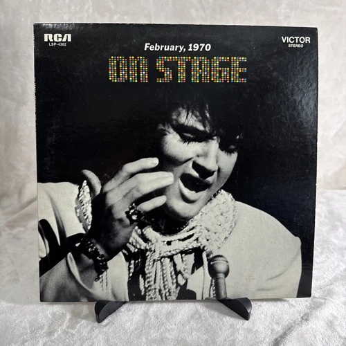 Elvis Presley Vintage Record Vinyl, On Stage February 1970, RCA Stereo