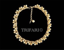 Trifari Dandelion Necklace with Pearls Costume Jewelry Vintage Jewelry KateSpade