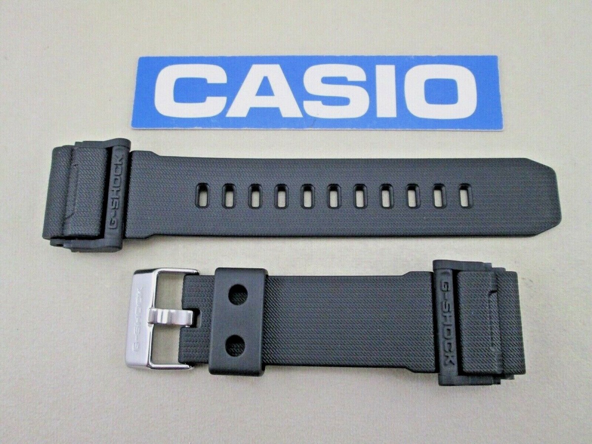 Genuine Casio G-Shock GD-400 GD400 black resin watch band strap