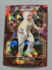 2022 Panini Prizm Draft Silas Ardoin Burgundy Cracked Ice 15/23 SP - Orioles 🔥