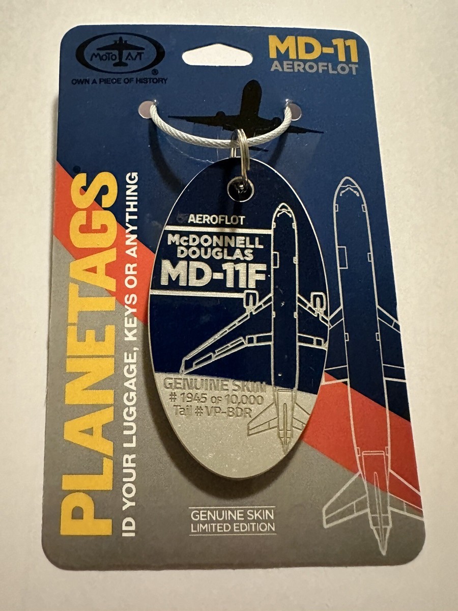 新品未使用) PLANETAGS アエロフロートロシア航空 MD-11F