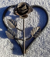 Wrought Iron Heart & Flower Decorative Panel Fence Gates 6th Wed Anniversary
