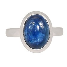 Natural Kyanite 925 Sterling Silver Ring Jewelry s.10.5 CR66896