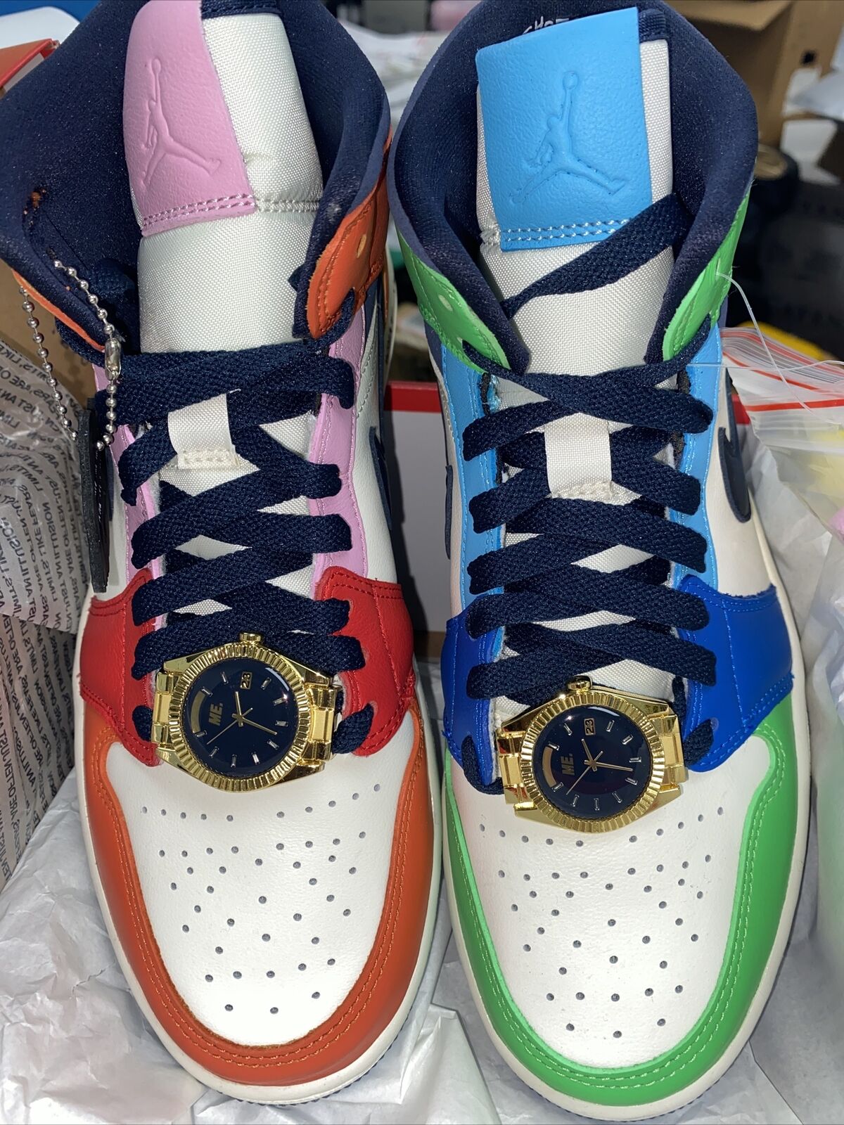 AIR JORDAN 1 MID FEARLESS Melodyehsani - スニーカー