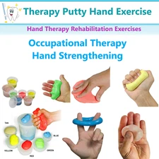 Theraputty Hand Exercise Material, Therapy Putty - 2 oz, 4 Oz, 1Lb Choose Color 