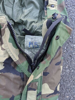 Woodland Goretex US Army Cold Wet Weather Gen 1 ECWCS Parka Jacket