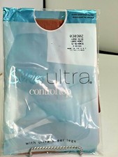 NEW SILKIES ULTRA CONTROL TOP PANTYHOSE Large in a HONEY COLOR 030302
