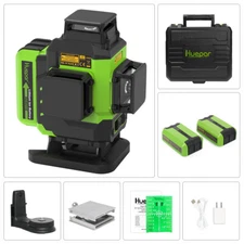 Huepar 16 Lines Green Osram Beam 4D Cross Line Tiling Floor Laser Measuring Tool