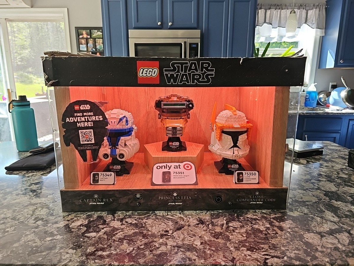 Lego Star Wars Target Display LED lights 75349 Rex 75351 Leia