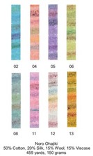 New for Summer 2025; Noro Ohajiki Yarn; All 8 Colors