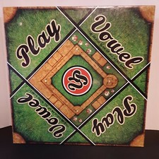 Vowel Play home school baseball board game words spelling age 6 to adult sealed
