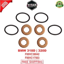 BMW 3 318 D / 320 D DIESEL INJECTOR OUTER BODY & COPPER BASE WASHER KIT X 4