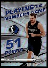 Luka Doncic Silver Prizm 2021-22 Panini Contenders Playing The Numbers Game #8
