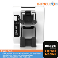 Brand New Magicard New Pronto 100 Single Sided Direct To Card ID Badge Printer