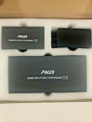 PWay HDMI Splitter/Extender - 1TX 1RX - NEW