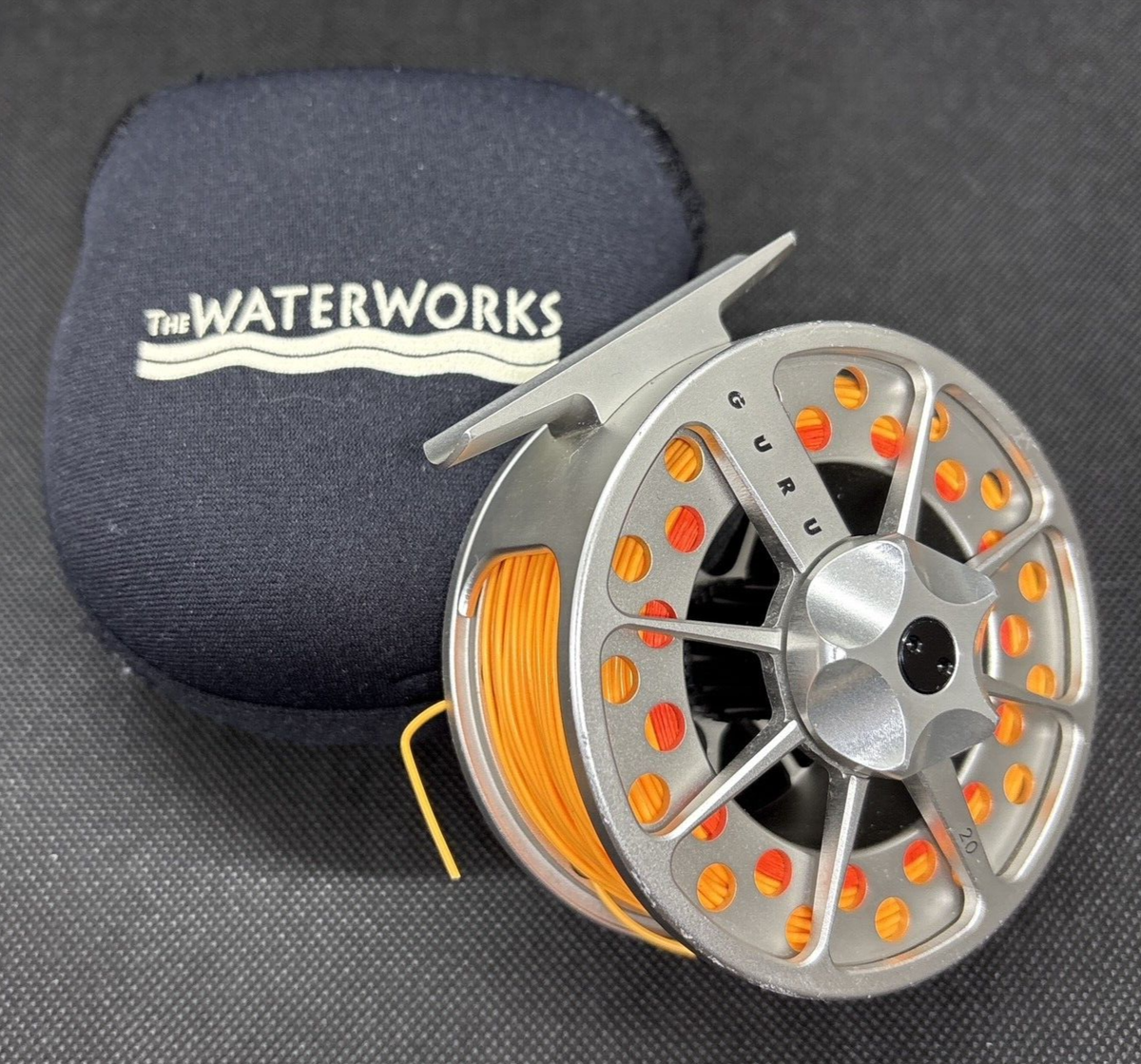 Lamson GURU 2.0 Fly Reel Used Excellent +++ w/Case & Box Lamson GURU 2.0 Fly Reel Used Excellent +++ w/Case & Box