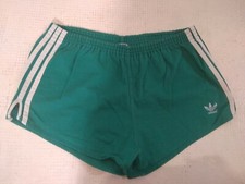 ADIDAS VINTAGE PRIMI ANNI '80 raro pantaloncino da calcio stile WEST GERMANY