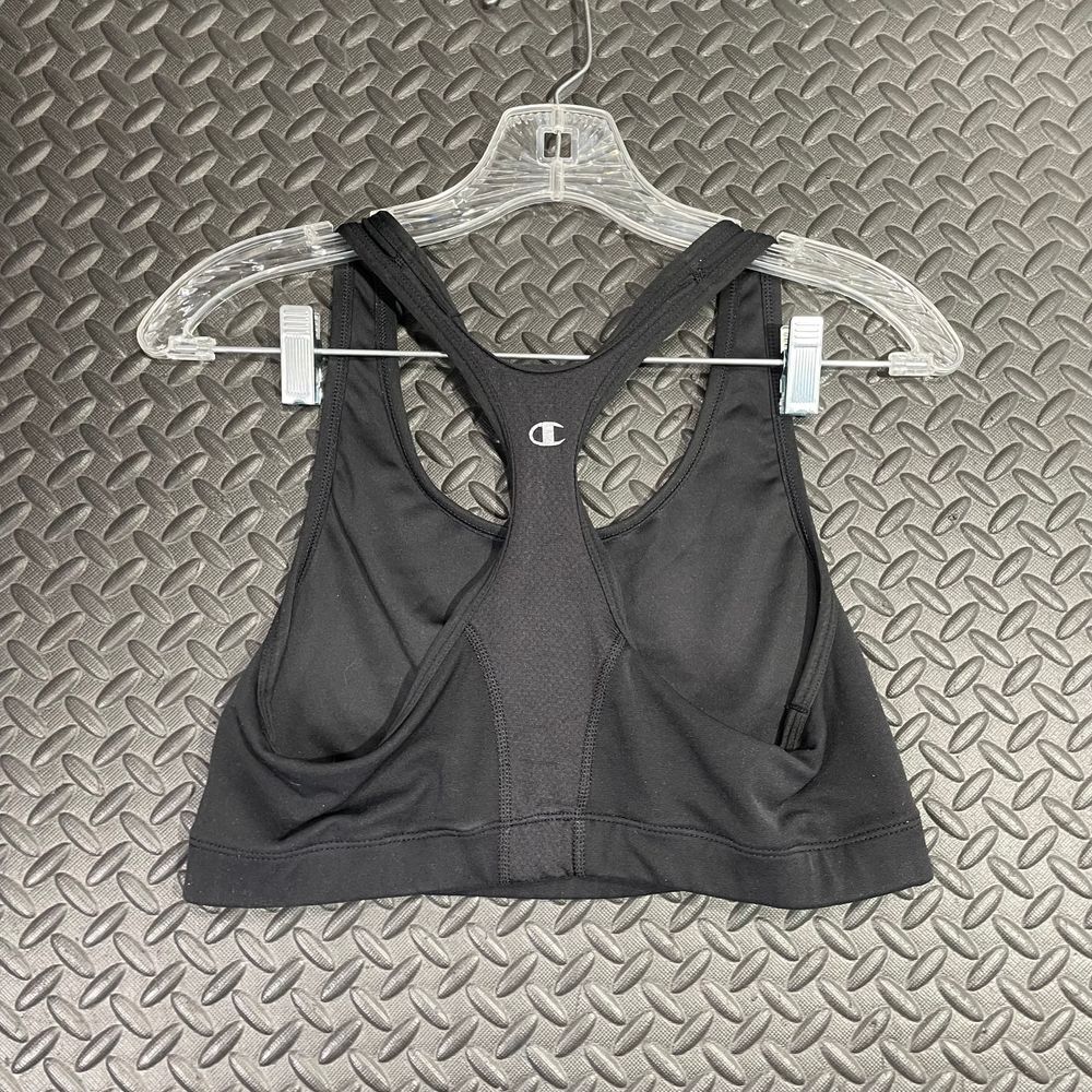 Champion Black Solid Pattern Athletic Running Spo… - image 2