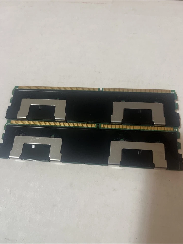 LOT OF 2 1GB ELPIDA EBE11FD8AJFT-6E-E 2RX8 PC2-5300F-555(LOT OF 2) - Image 2 of 2