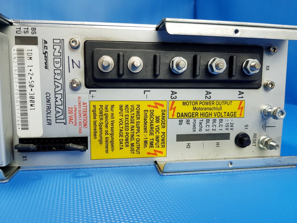 Indramat Controller TDM 1.2-50-300W A.C Servo mit MOD 1/1x041-203 Inkl. MwSt - Bild 3 von 4