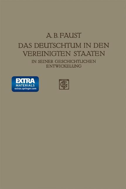 Thumbnail - Das Deutschtum In Den Vereinigten Staaten | Buch | 9783663156109