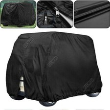 Heavy Duty Golf Cart Cover 2/4 Passenger Zipper Case For EZ GO Club Car YAMAHA