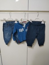 lotto stock abbigliamento bimbo neonato 3 Pz 3 6 Mesi Jeans Polo 