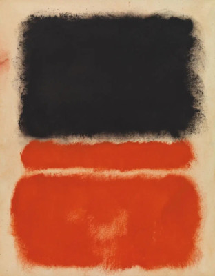 Mark Rothko Signed Oil Painting on Canvas 16x24 in Abstract Expressionism ..
