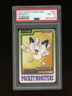 Pokemon PSA 8 NM-MINT Meowth 1997 Bandai Carddass Japanese Card | eBay