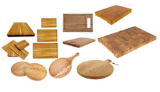 Holz Schneidebrett Eiche Servierbrett Holzbrett Hackblock massiv Stirnholz etc.