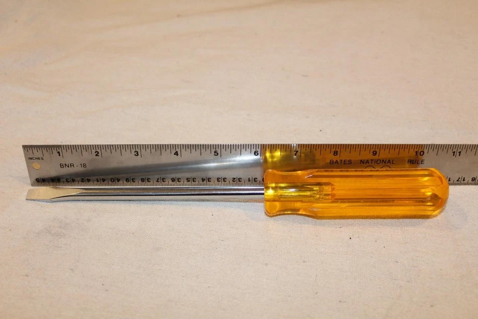 Xcelite R5166 Screwdriver Slotted Round Shaft 5/16"x1/32" tip, 6" Shaft MadeUSA - Image 2 of 2