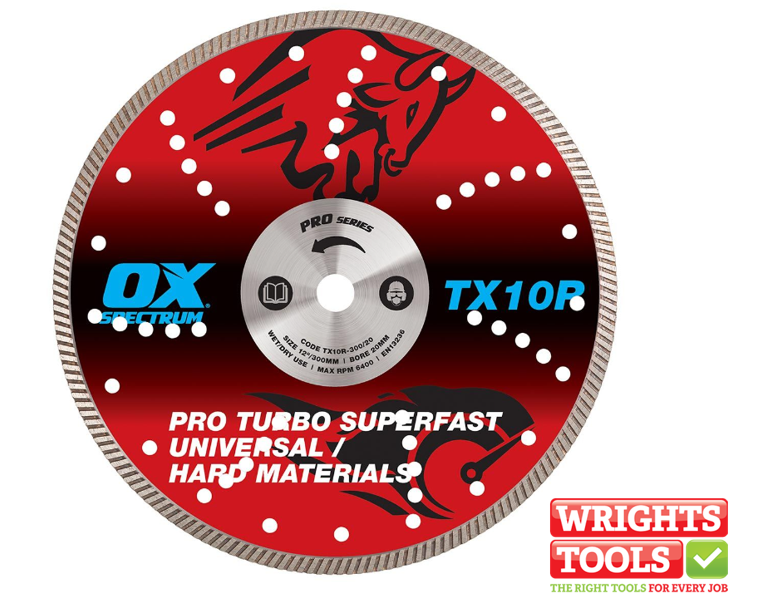 Ox Tx10r Spectrum Superior Turbo Diamond Blade 115-22.23Mm - Image 2