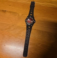 ONE PIECE 10th Anniversary Wrist Watch Limited From Japan Black Red 1