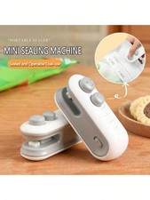2 In 1 Mini Bag Sealer USB Charging Clip Sealing Machine for Food Preservation